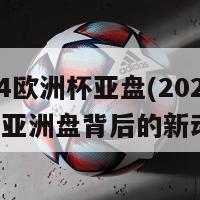 2024欧洲杯亚盘(2024欧洲杯亚洲盘背后的新动向)